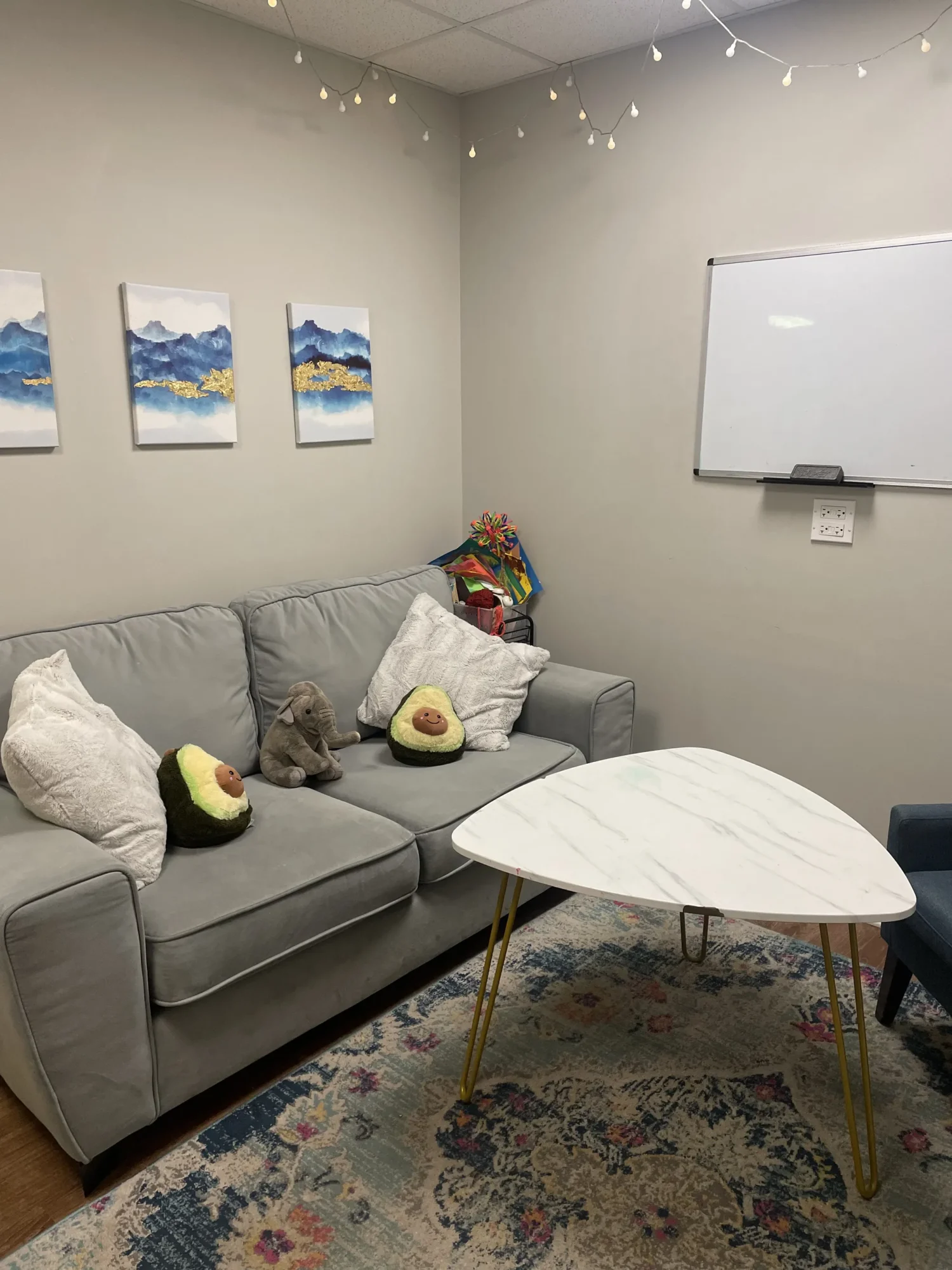 Therapy office interior at IFC River Forest